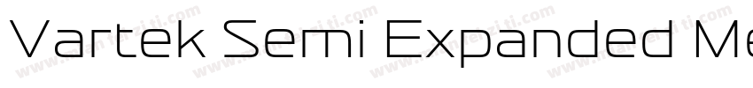 Vartek Semi Expanded Medium字体转换